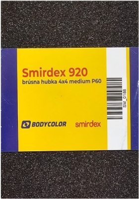 SMIRDEX - 920 brúsne hubky 4x4 medium P60