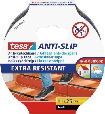 TESA - 55587 protišmyková páska extra odolná 5m x 25mm čierna