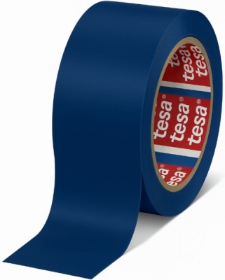 TESA - 60760 výstražná páska, označovacia páska na podlahy 3x 50mm modrá