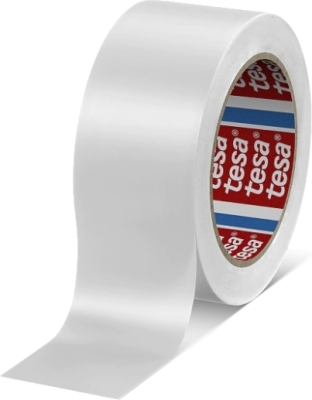 TESA - 65537 výstražná páska, označovacia páska 3x 50mm biela V2