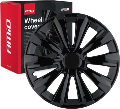 Puklice 14" DELTA BLACK AMiO sada 4ks