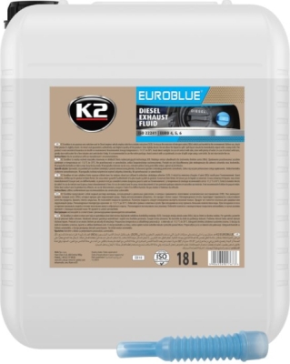 K2 - Euroblue Adblue močovina + lievik 18L