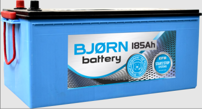 BJORN - Štartovacia batéria - akumulátor EFB TRUCK Start-Stop 12V 185Ah 1100A L+ BEFB1850