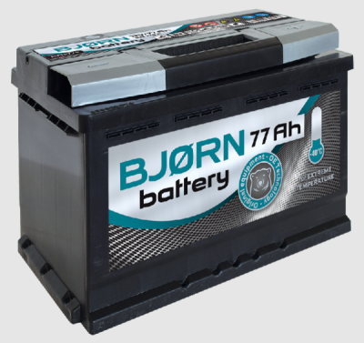 BJORN - Štartovacia batéria - akumulátor 12V 77Ah 700A P+ BjornBA0770