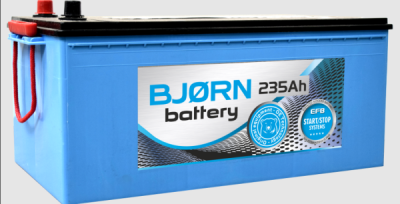 BJORN - Štartovacia batéria - akumulátor EFB TRUCK Start-Stop 12V 235Ah L+ 1200A BEFB2350