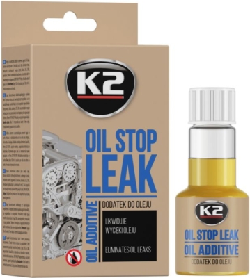 K2 - Stop Leak Oil odstraňuje úniky 50ml