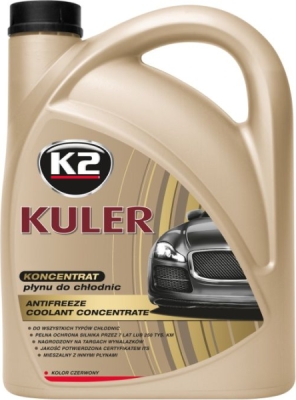 K2 - Kvapalina do chladičov KULER koncentrát červená 4L