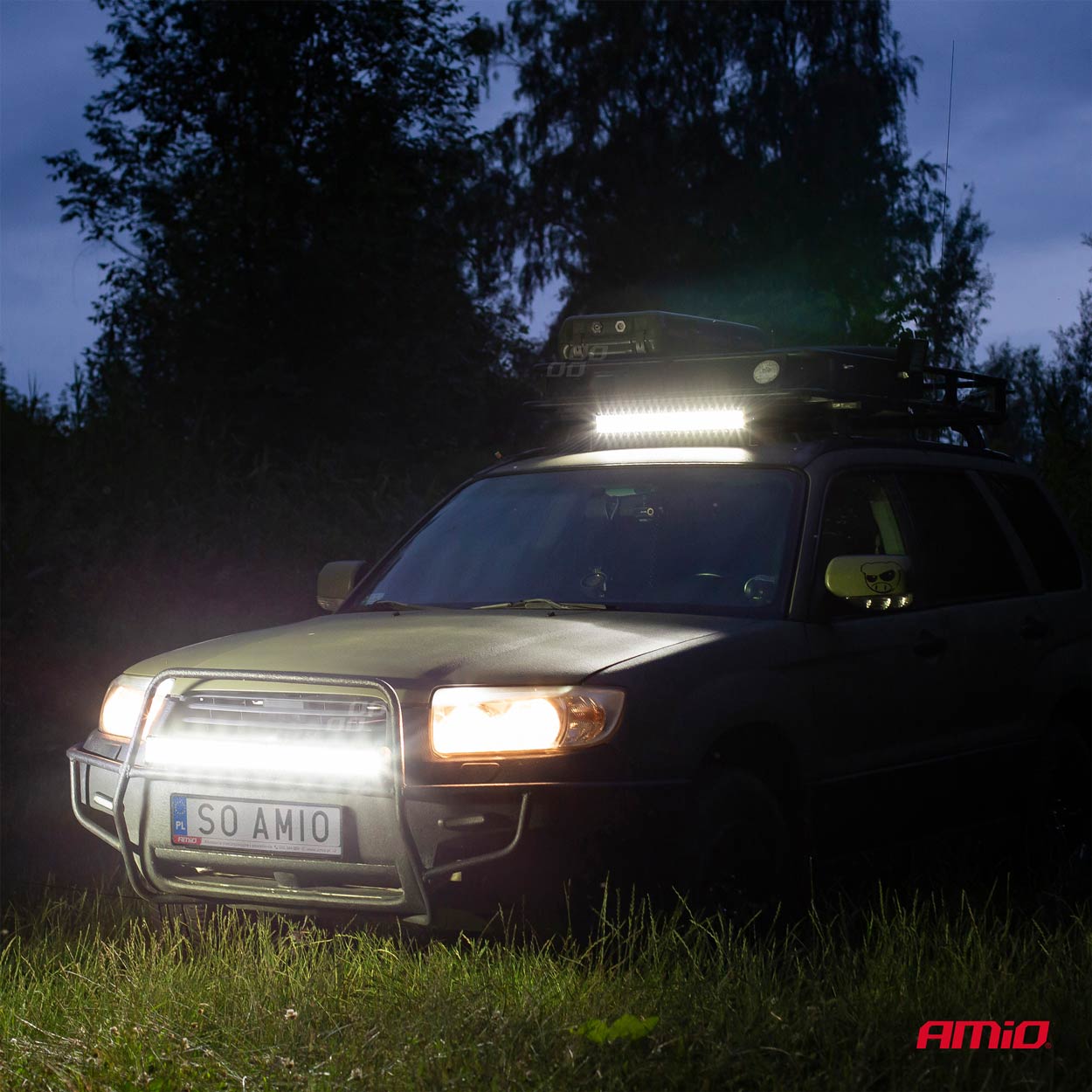 AMiO - Panelové pracovné svetlo AWL24 24LED COMBO 9-36V