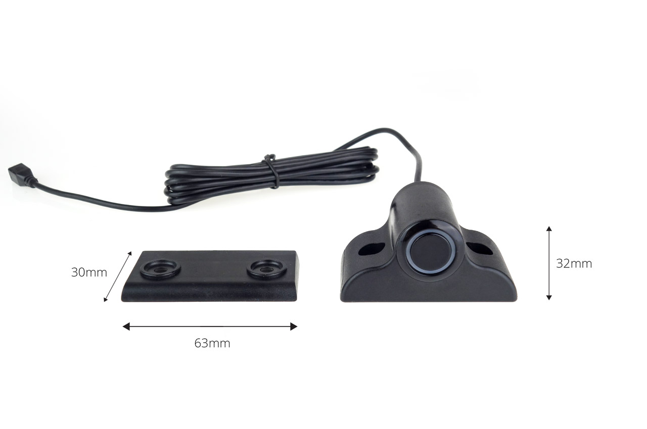 AMiO - Parkovací senzor čierny 19mm TRUCK