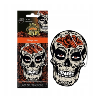 Aroma Car - Osviežovač vzduchu MUERTOS Skull Orange Man Island Driftwood