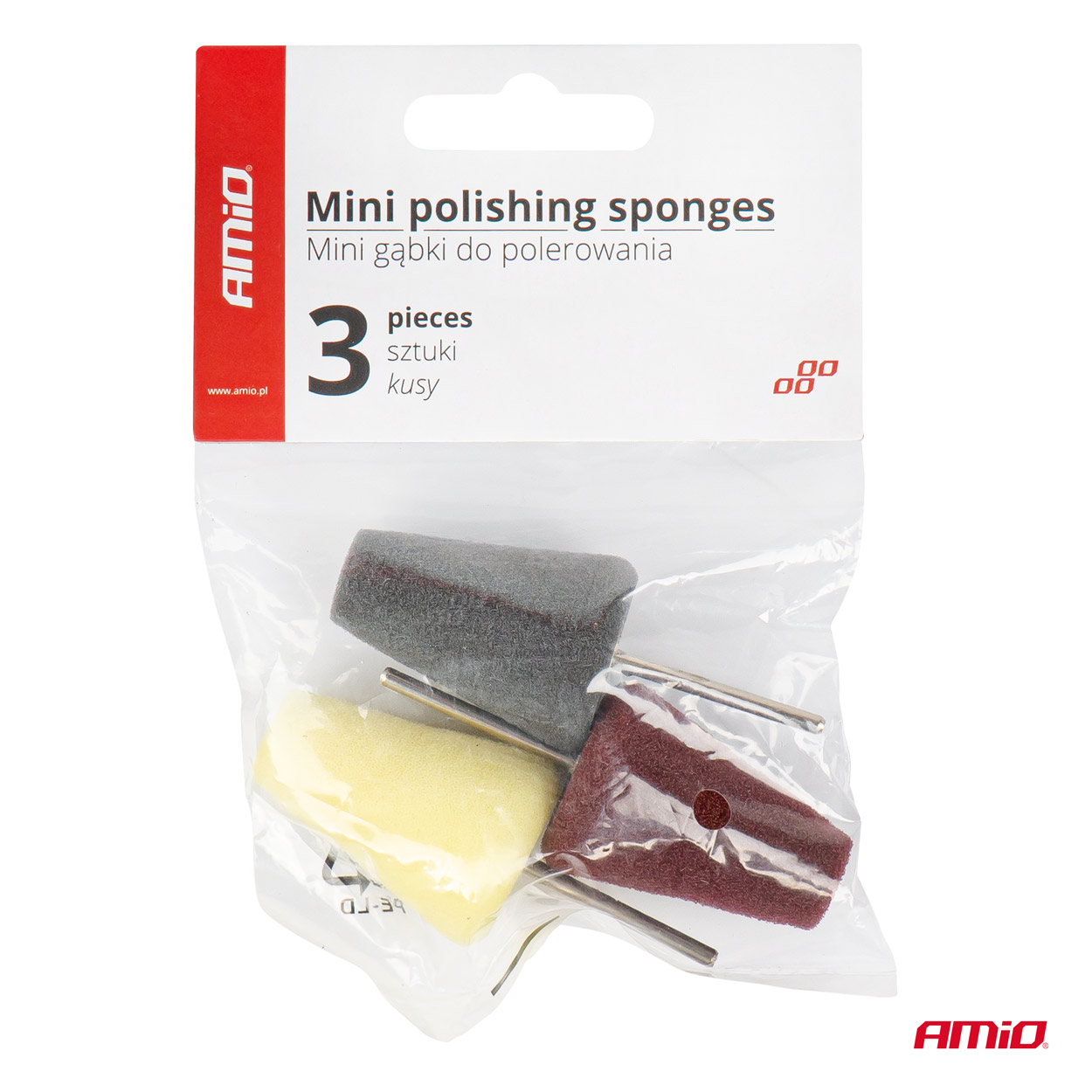 AMiO - Súprava mini leštiacich špongií