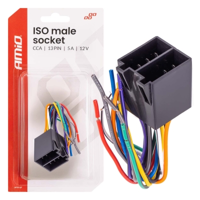 AMiO - Integrovaný konektor samec ISO CCA 13PIN 5A 12V