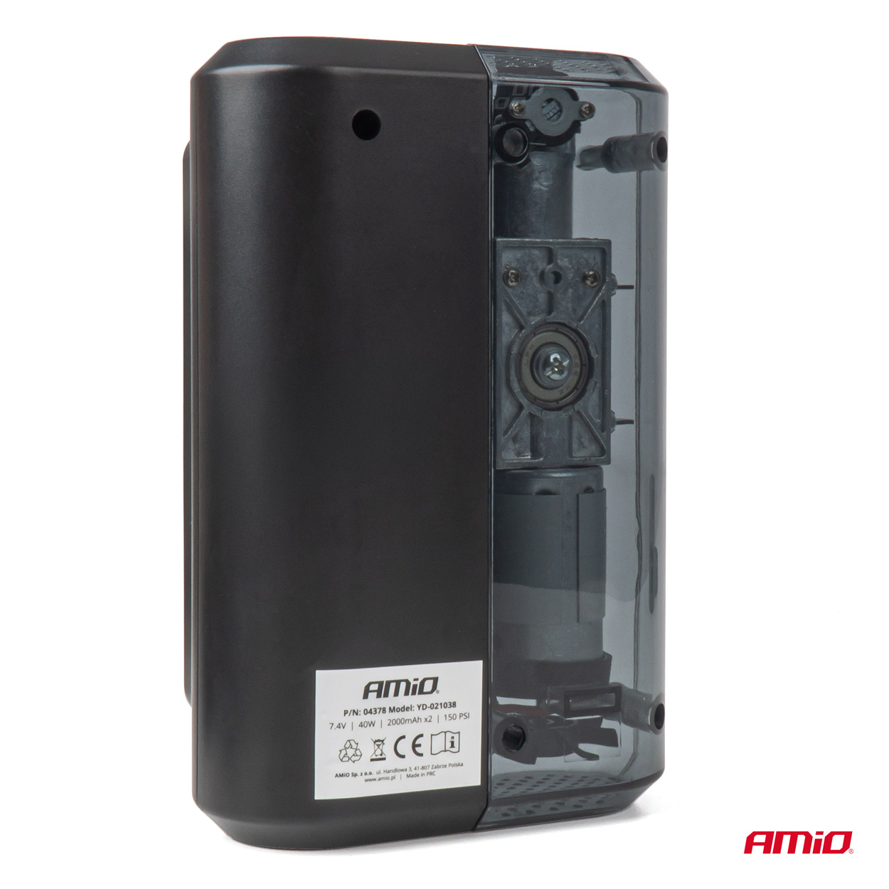 AMiO - Bezdrôtový vzduchový kompresor LED USB-C 40W