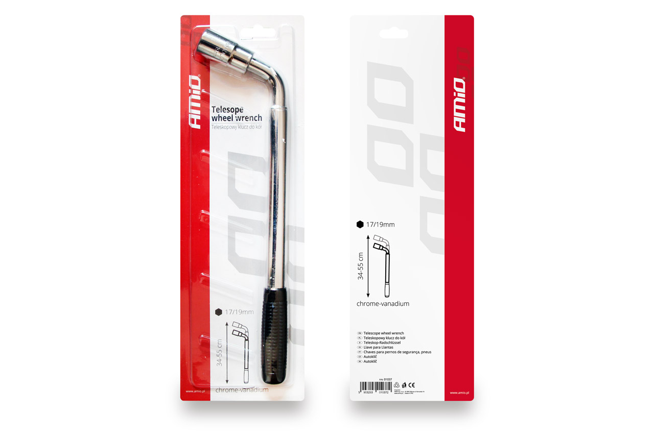AMiO - Kľúč na kolesá teleskopický TWW-17/19mm