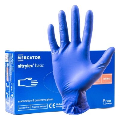 MERCATOR - Nitrilové rukavice Nitrylex Basic veľkosť XL, 100ks