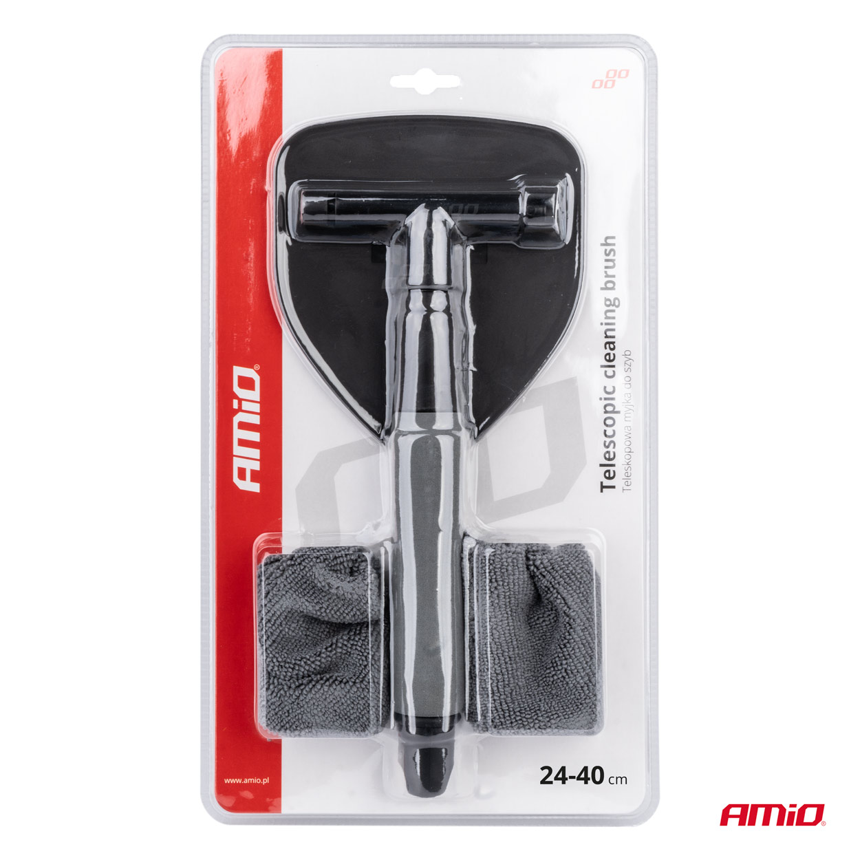 AMiO - Teleskopický čistič autoskiel 24-40cm