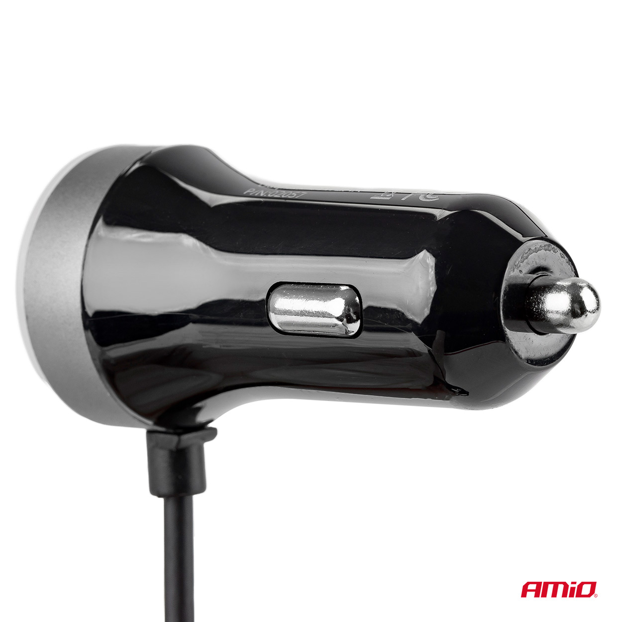 AMiO - Nabíjačka do auta 12/24V Micro + 2x USB 2.4A PCH PRO-01