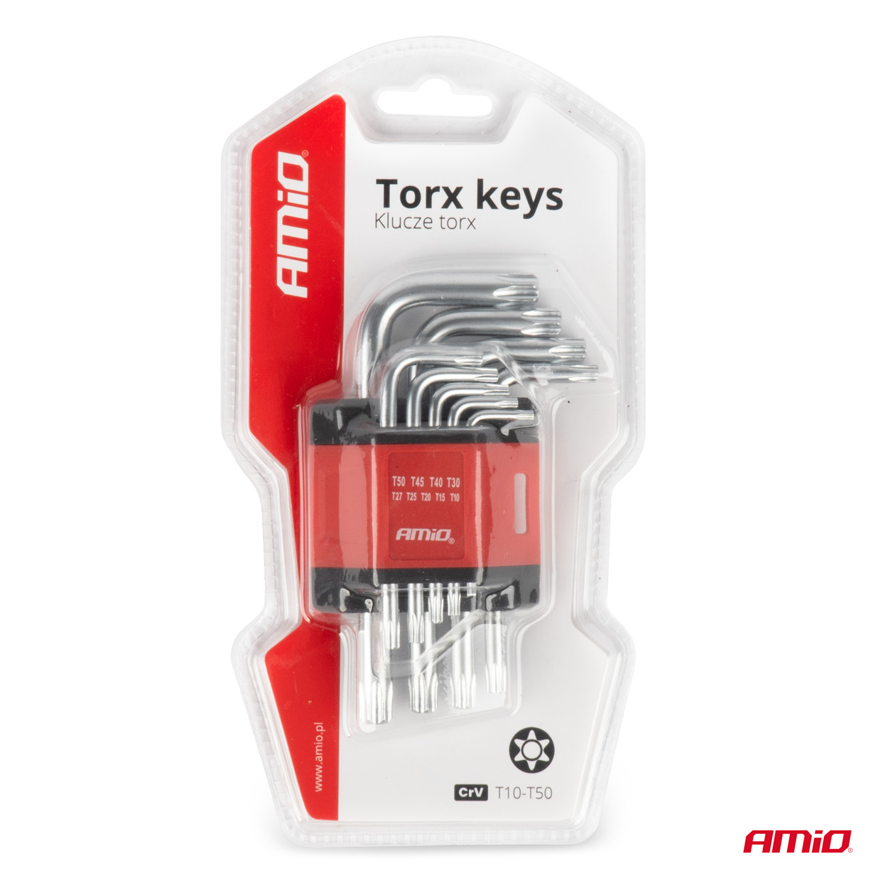 AMiO - Torx kľúče CRV 9ks