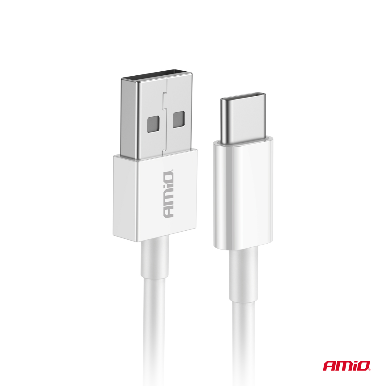 AMiO - Kábel nabíjací USB-A – USB-C 2A 100CM FullLINK