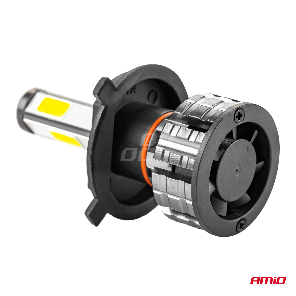 AMiO - LED žiarovky hlavného svietenia H4 COB 4Side