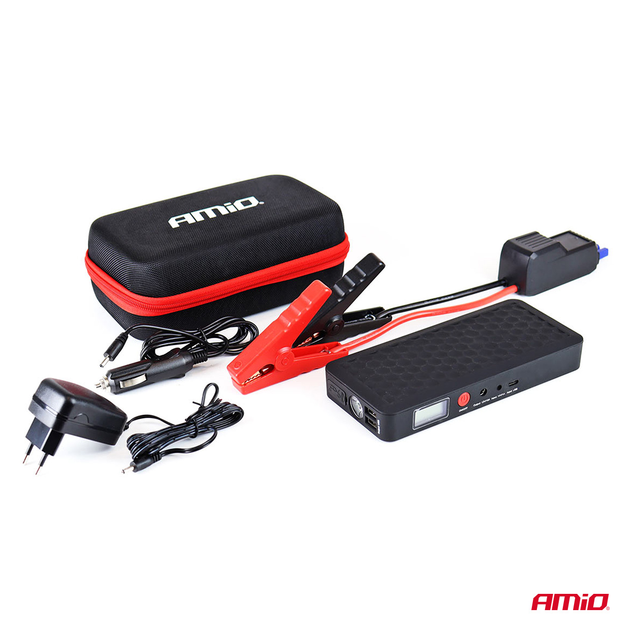 AMiO - Štartovacie zariadenie Powerbank 12V 4Ah 800A SJ02