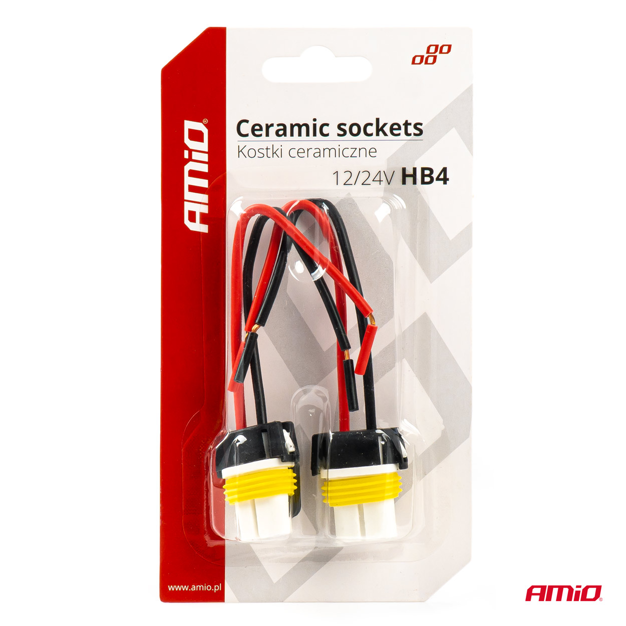 AMiO - Keramické pätice 2ks HB4 9006