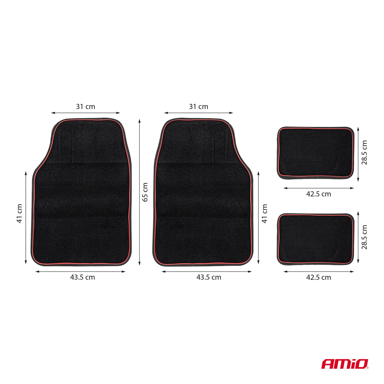 AMiO - Textilné autokoberce TCM-03