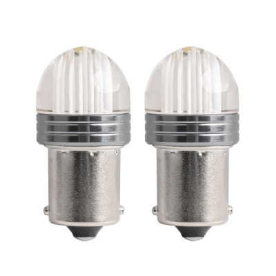 AMiO - LED žiarovky STANDARD P21W 9SMD 12V Clear white