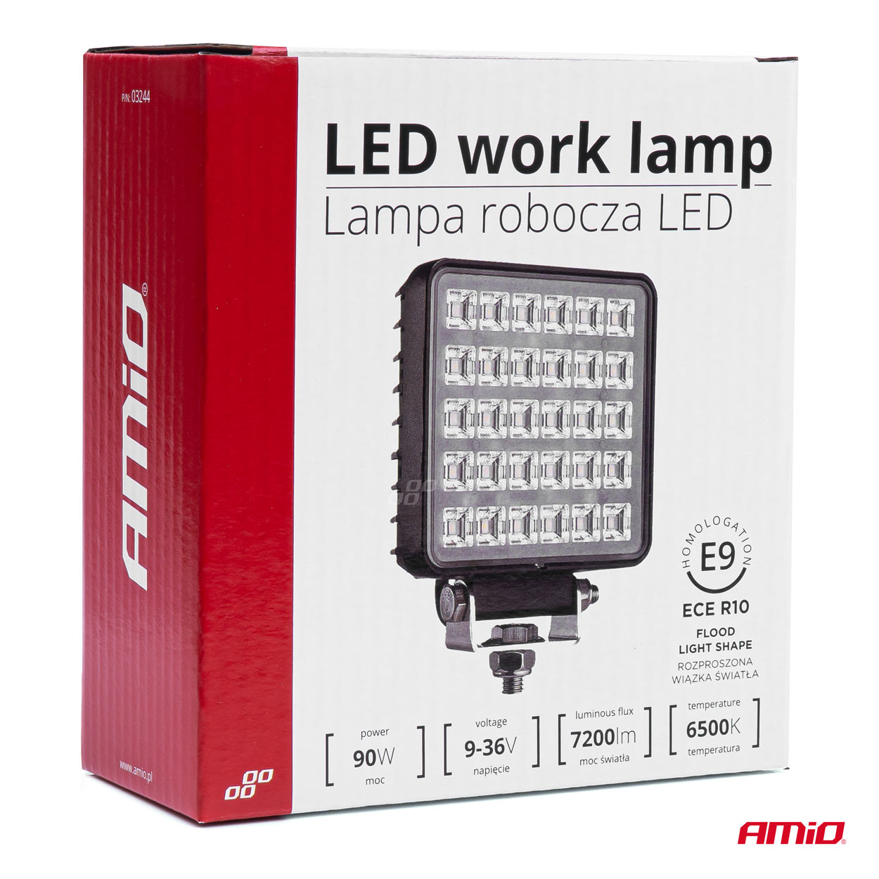 AMiO - Pracovné LED svetlo AWL33 30 LED FLOOD 9-36V