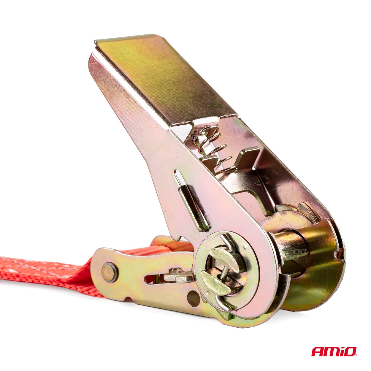 AMiO - Upínací popruh s račňou 500kg 25mm 5m BELT-07