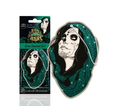Aroma Car - Osviežovač vzduchu DIA DE LOS MUERTOS Blue Diamond Girl