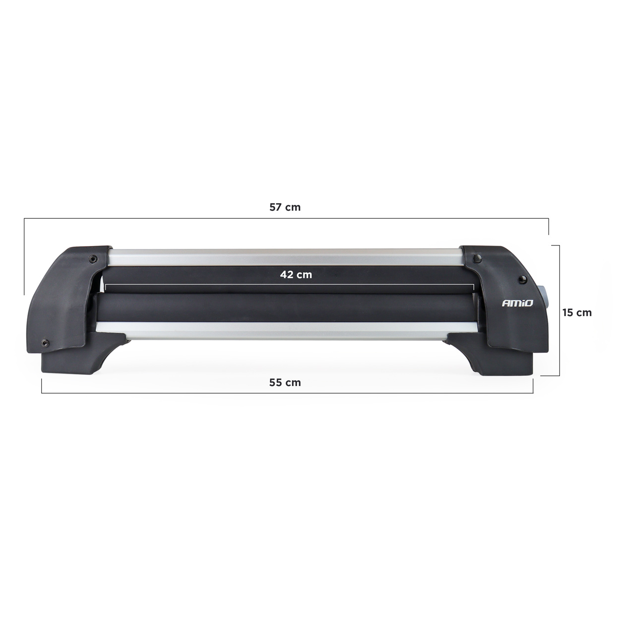 AMiO - Strešný nosič na lyže/snowboard 570mm SSR-01S