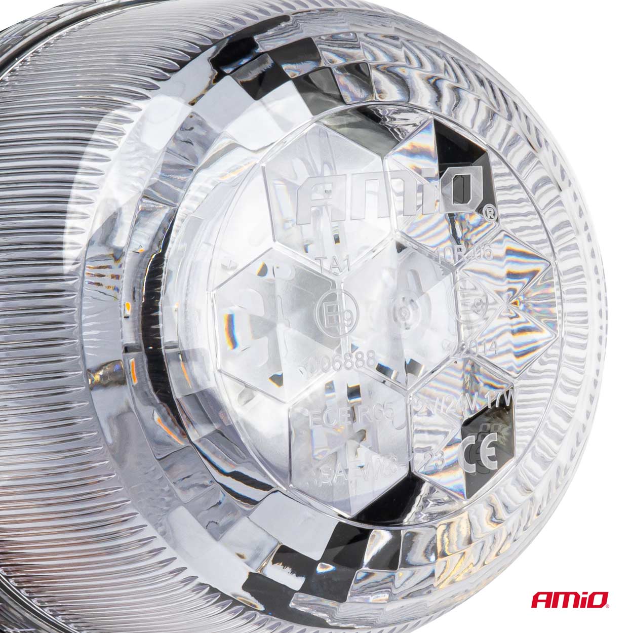 AMiO - LED výstražný maják W25P 12/24V IP66