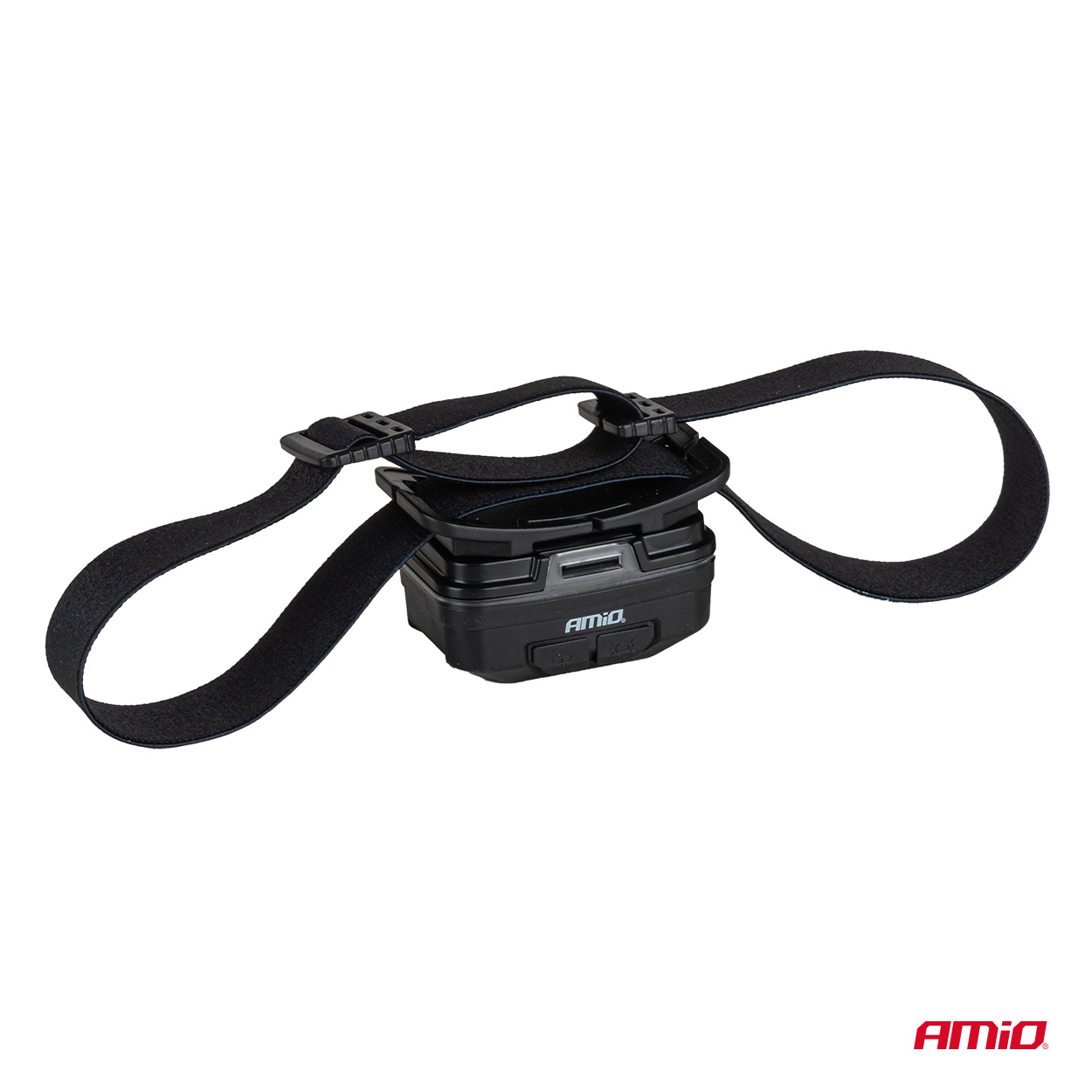 AMiO - Čelovka LED 2xXPG+10SMD 1800mAh SUPER BRIGHT (BATT)