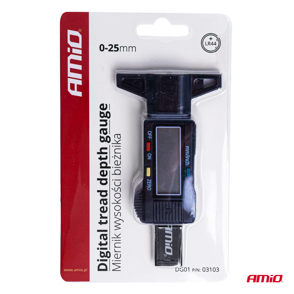 AMiO - Digitálny merač hĺbky dezénu