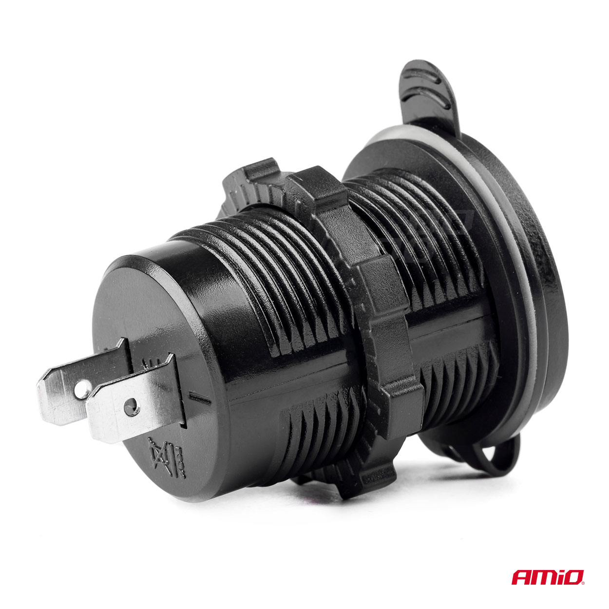 AMiO - Nabíjačka USB+USB-C 12/24V MOD-08