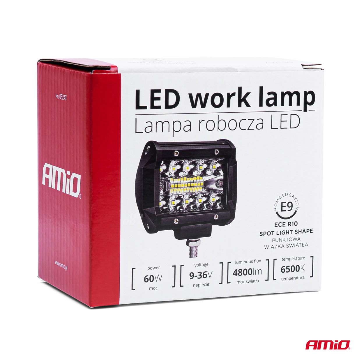 AMiO - Pracovné LED svetlo AWL36 20 LED SPOT 9-36V
