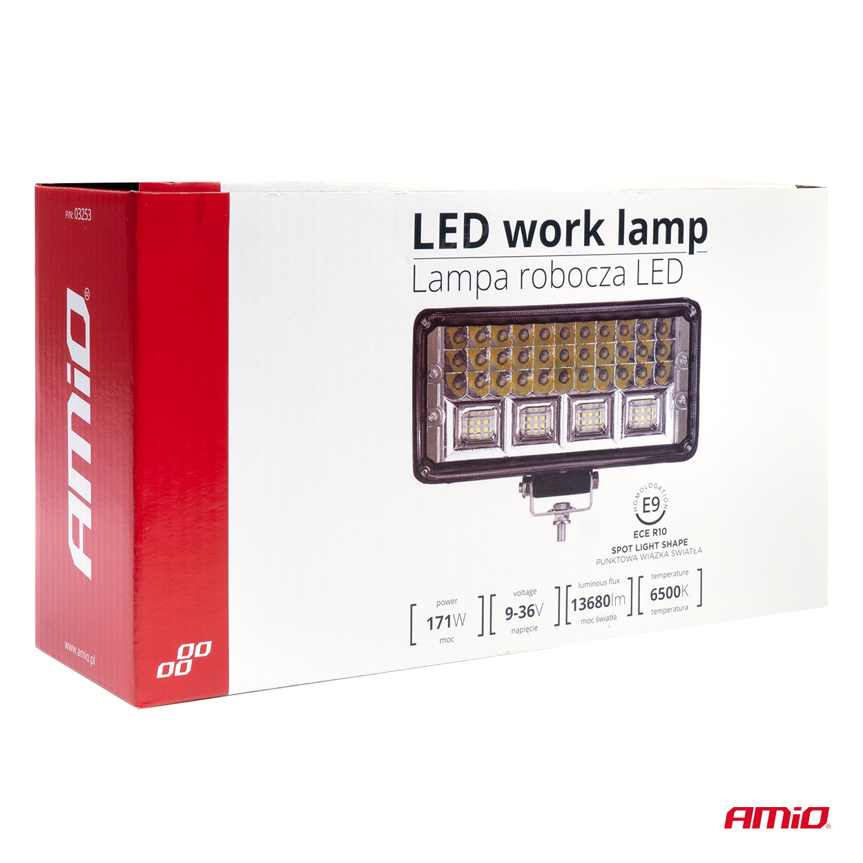 AMiO - Pracovné LED svetlo AWL42 57 LED SPOT 9-36V