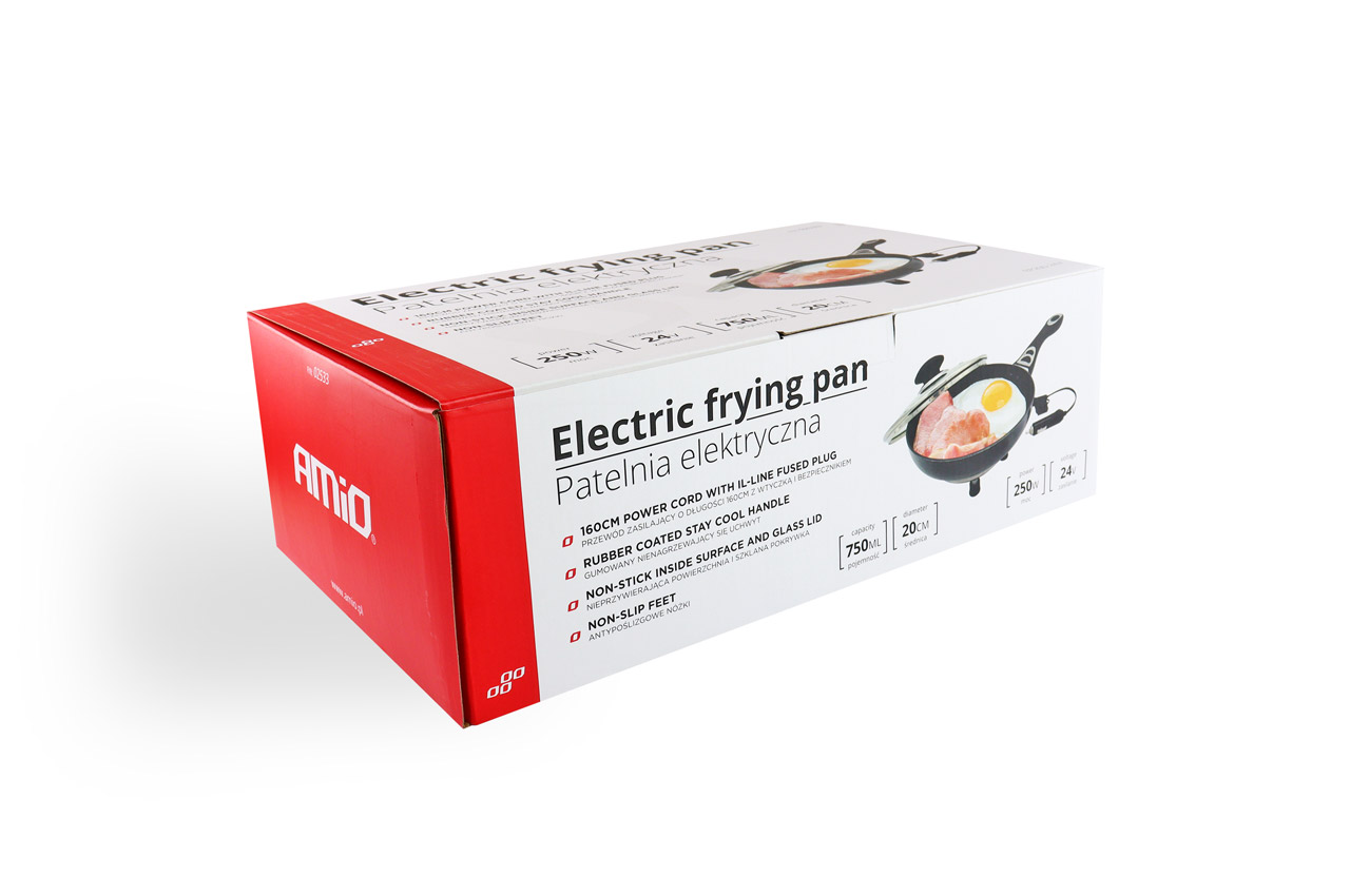 AMiO - Elektrická panvica do auta 20cm x 4cm 250W 24V