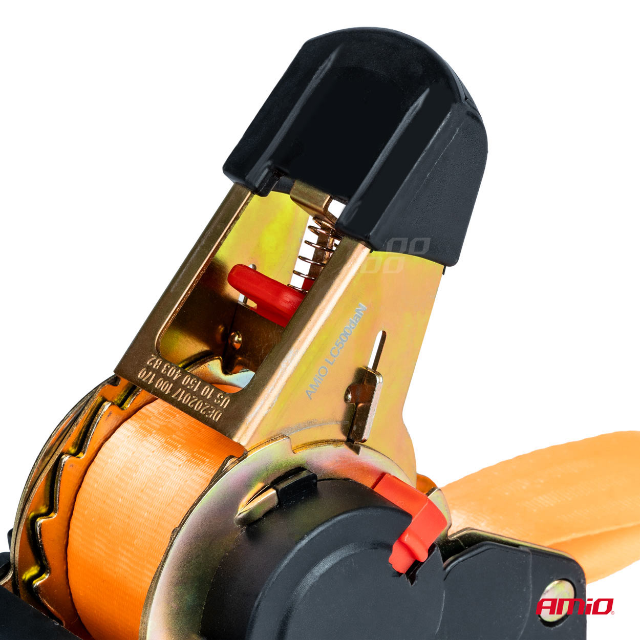 AMiO - Upínacie pásy s račňou 1000/500kg 38mm 4m J-TYPE