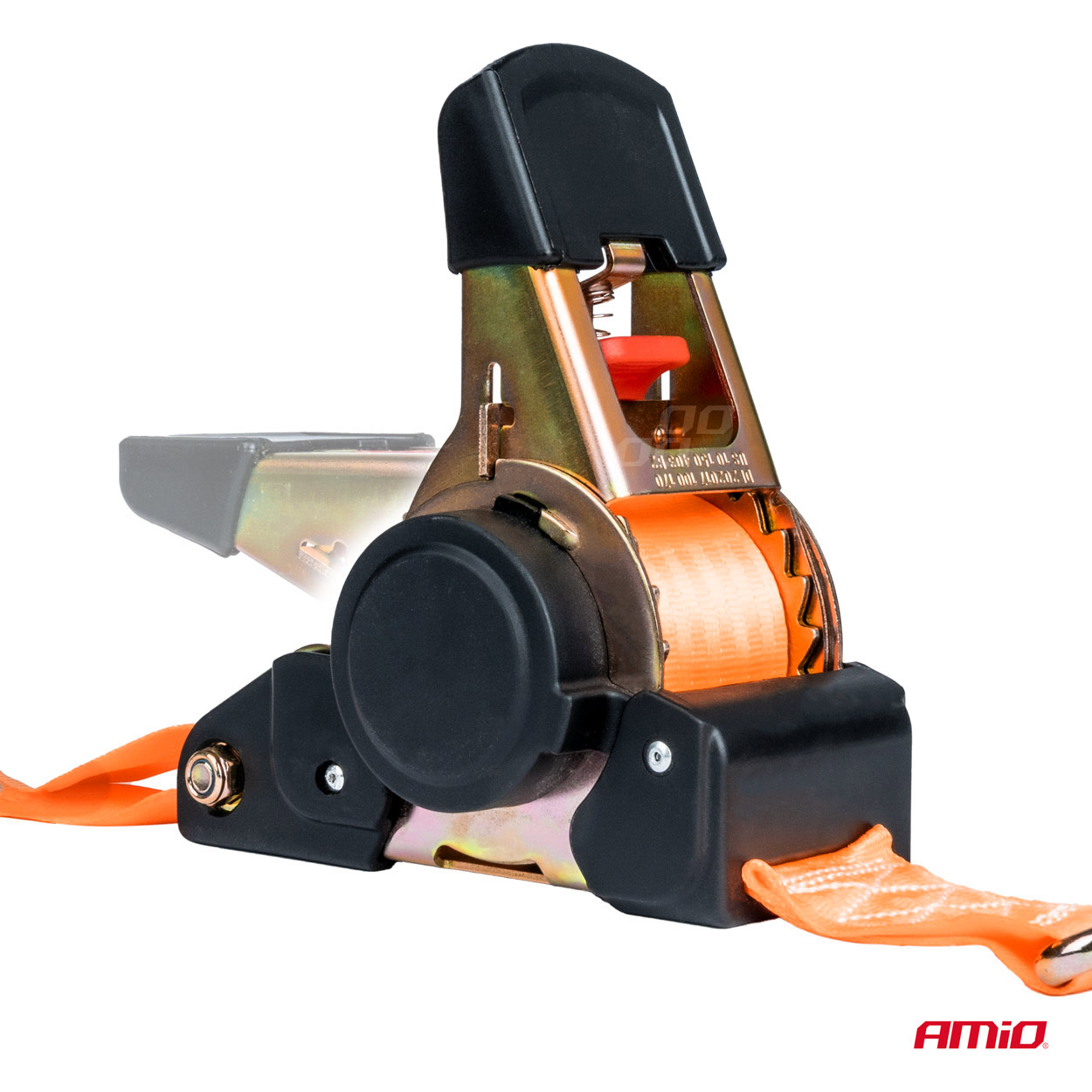 AMiO - Upínacie pásy s račňou 1000/500kg 38mm 4m J-TYPE