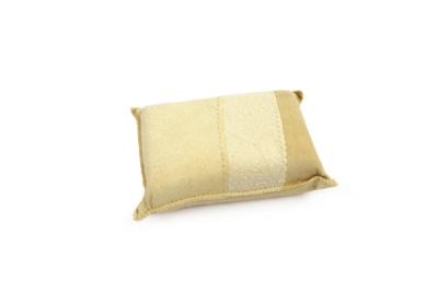 Tatara - Malá špongia z prírodnej jelenice – 12,5 × 8,5 × 4cm