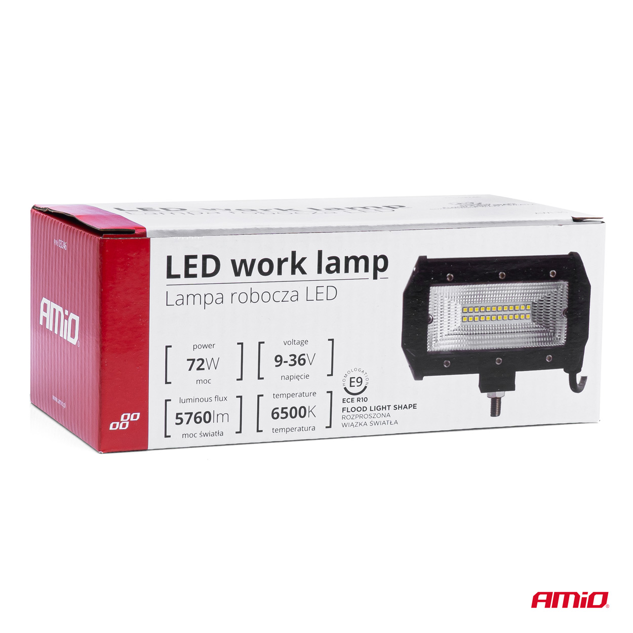 AMiO - Pracovné LED svetlo AWL35 24 LED FLOOD 9-36V
