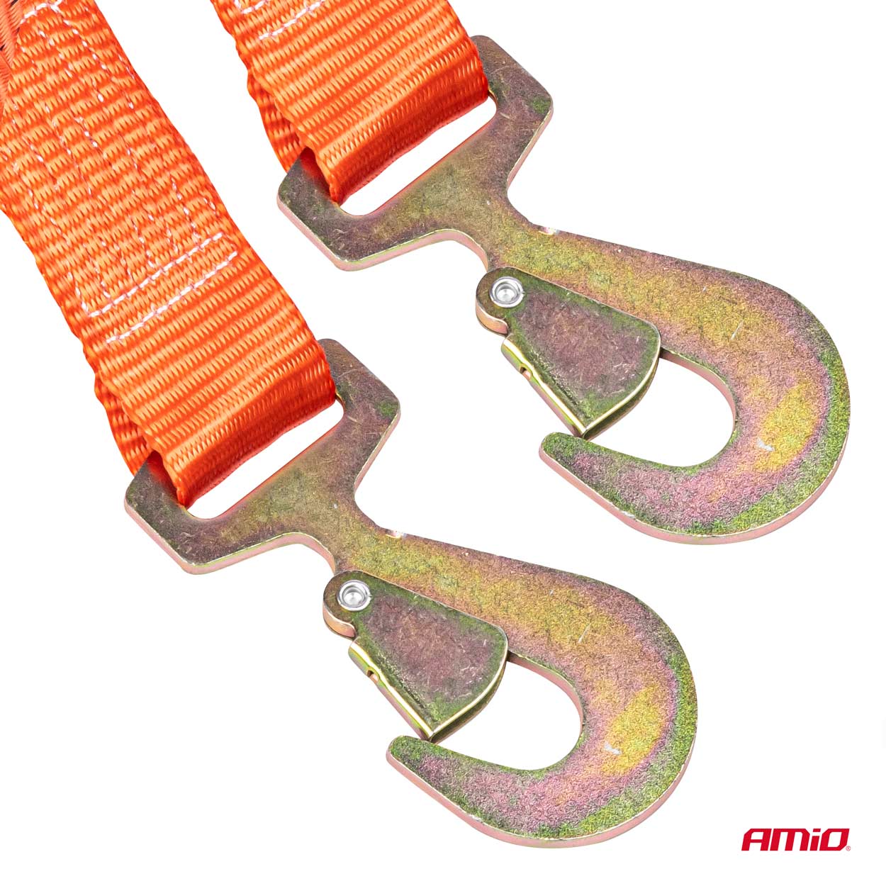 AMiO - Ťažný popruh 4500kg, 50mm, 4 m zakončenie hák+hák