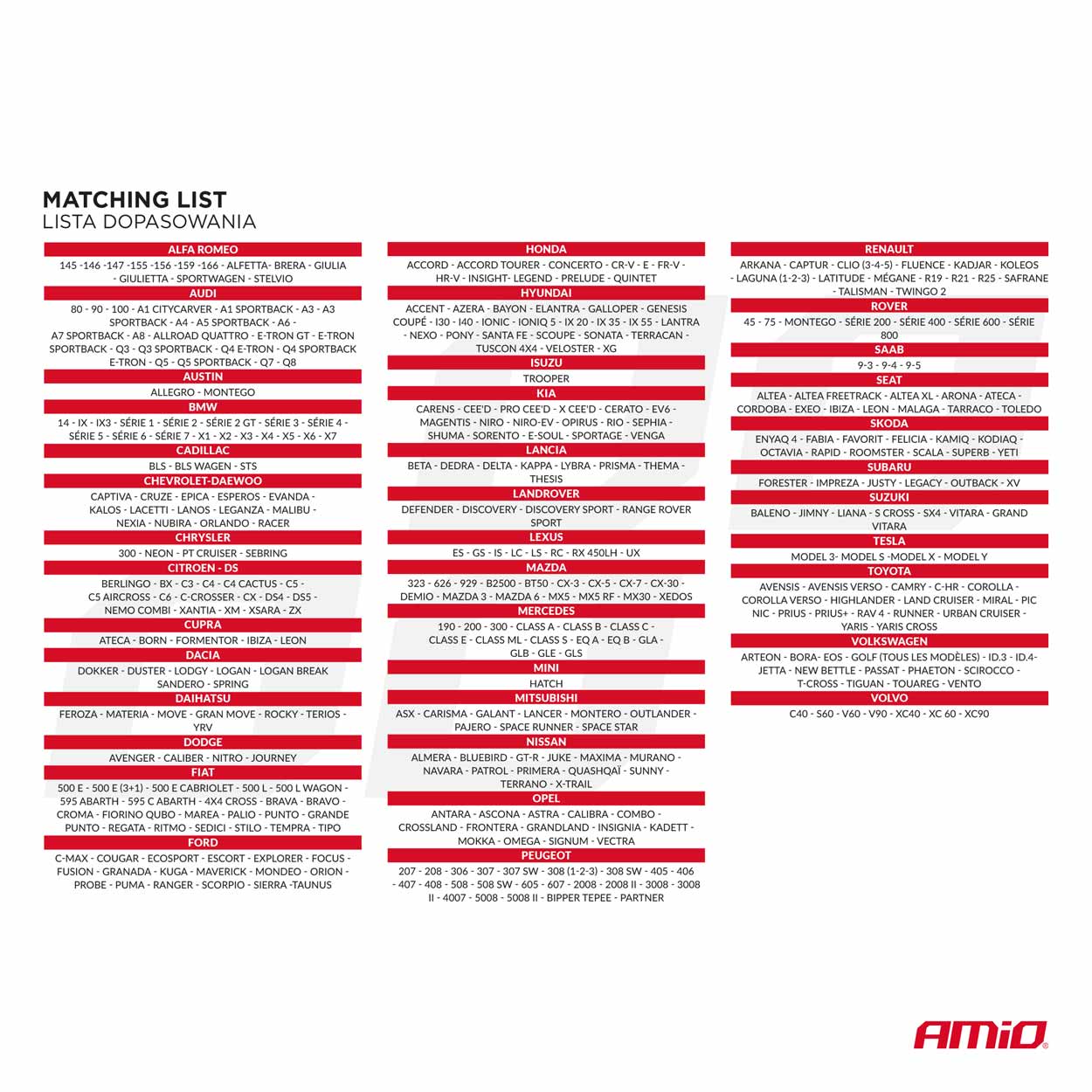 AMiO - Sada univerzálnych predných a zadných poťahov na sedadlá SC-23
