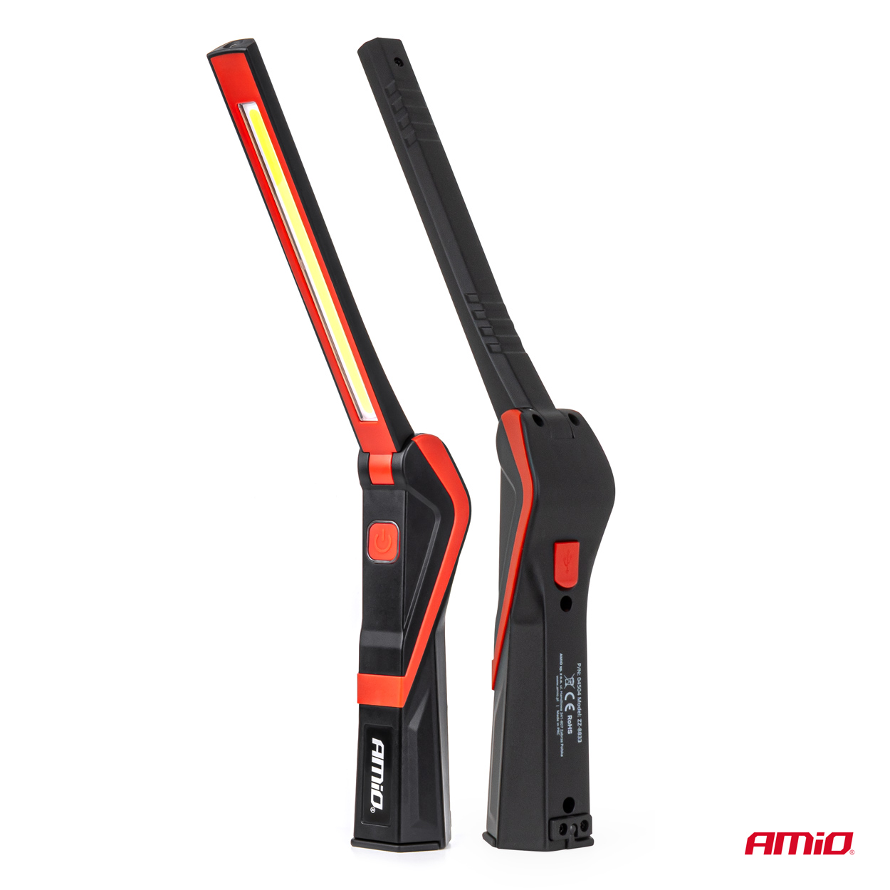AMiO - Inšpekčná baterka so vstavanou batériou 5 W COB, 2600 mAh