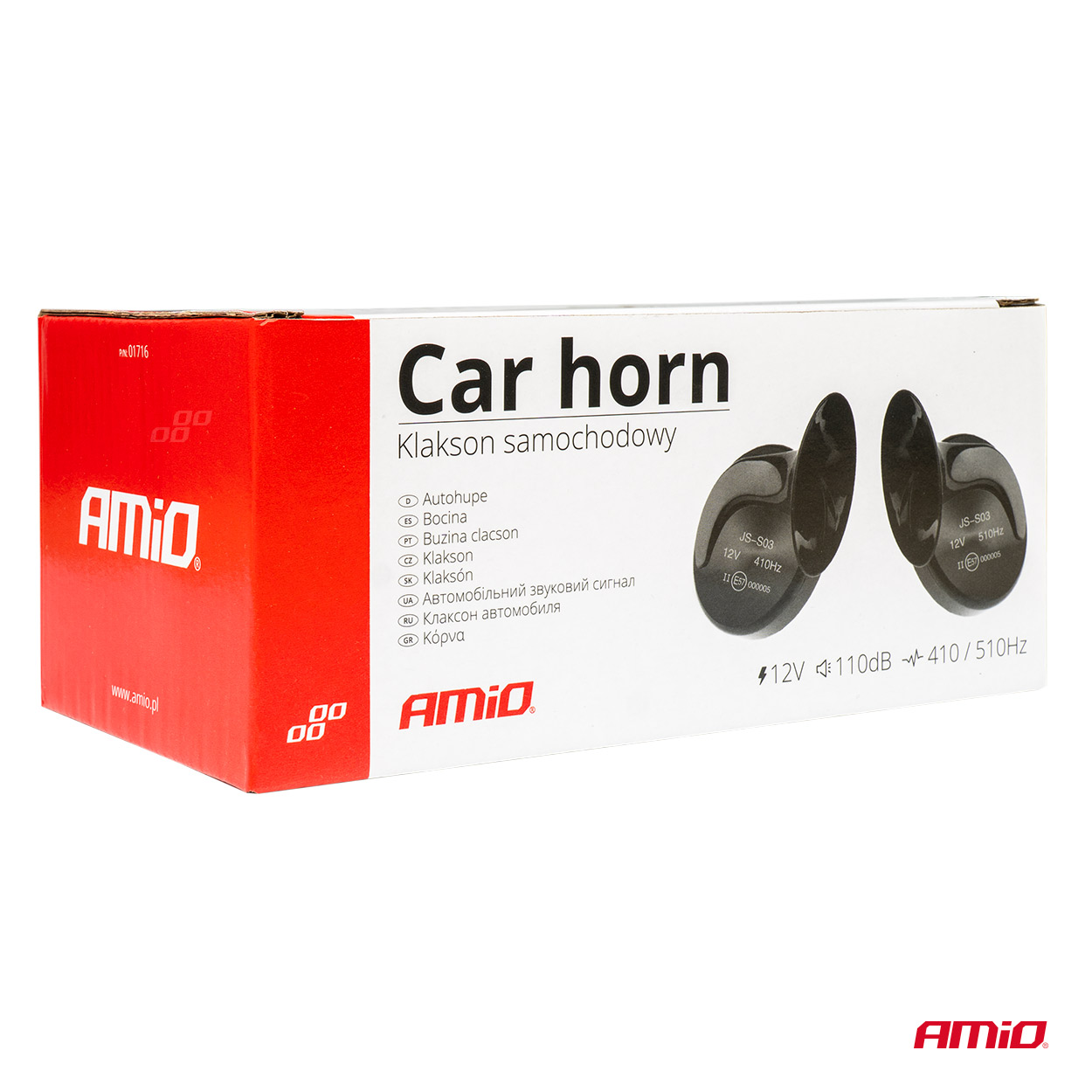 AMiO - Klaksón 12V 2ks CHR-02