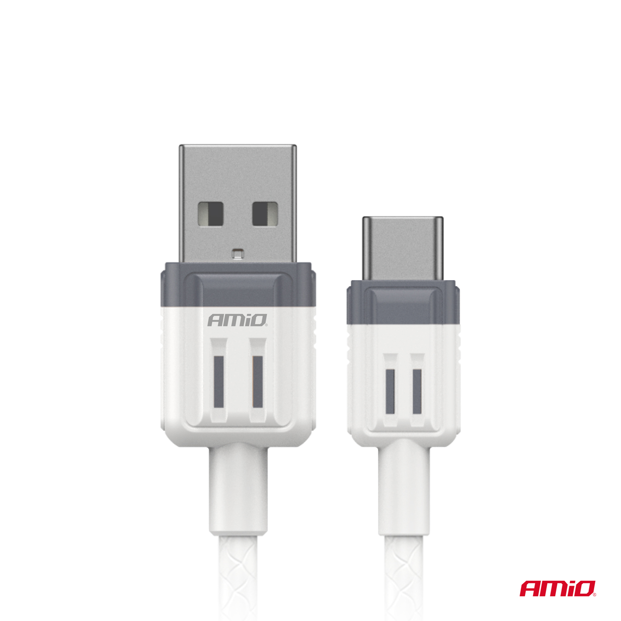 AMiO - Kábel USB na USB-C 3A 100cm FullLINK