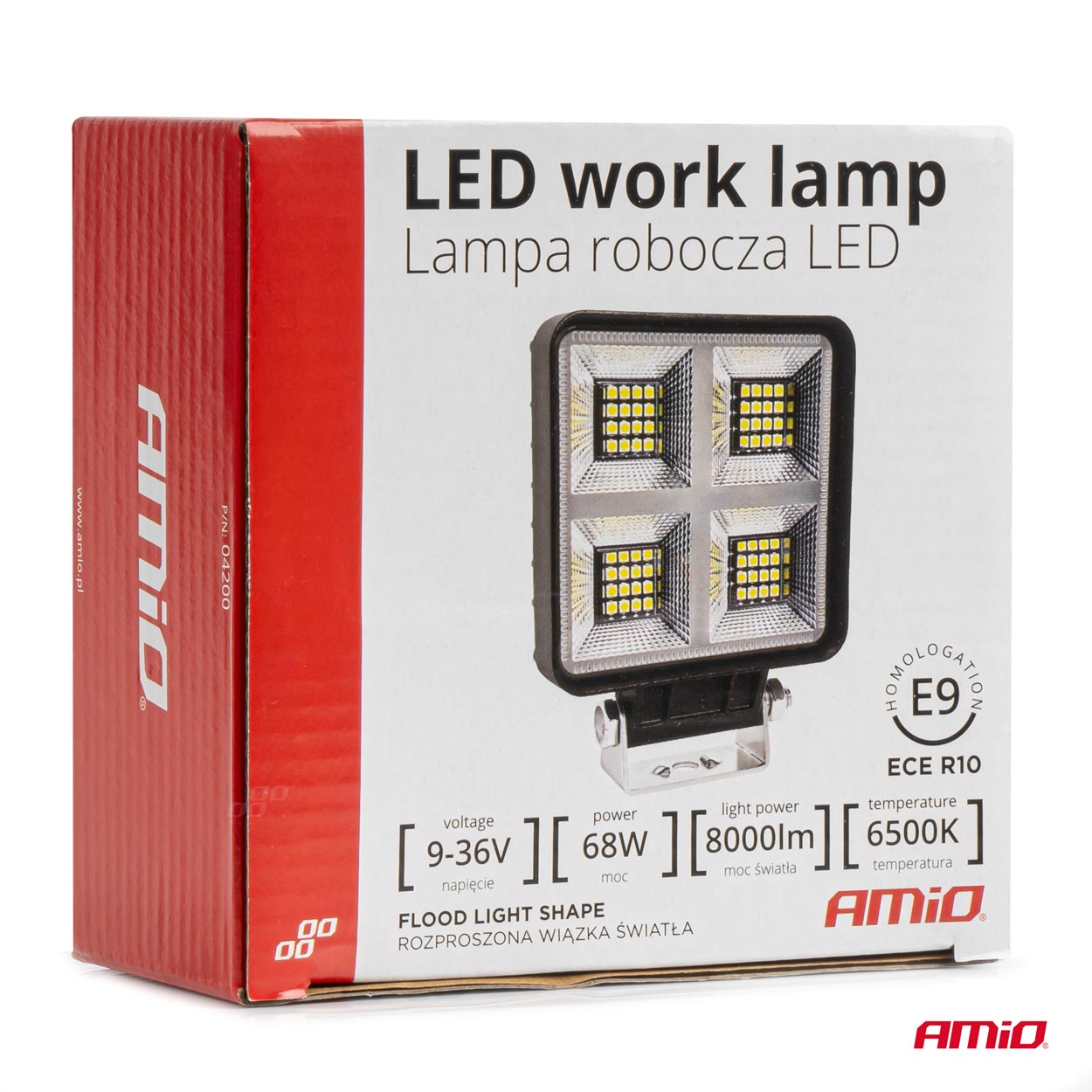 AMiO - Pracovné LED svetlo AWL59 68W 6500K 8000lm 9-36V