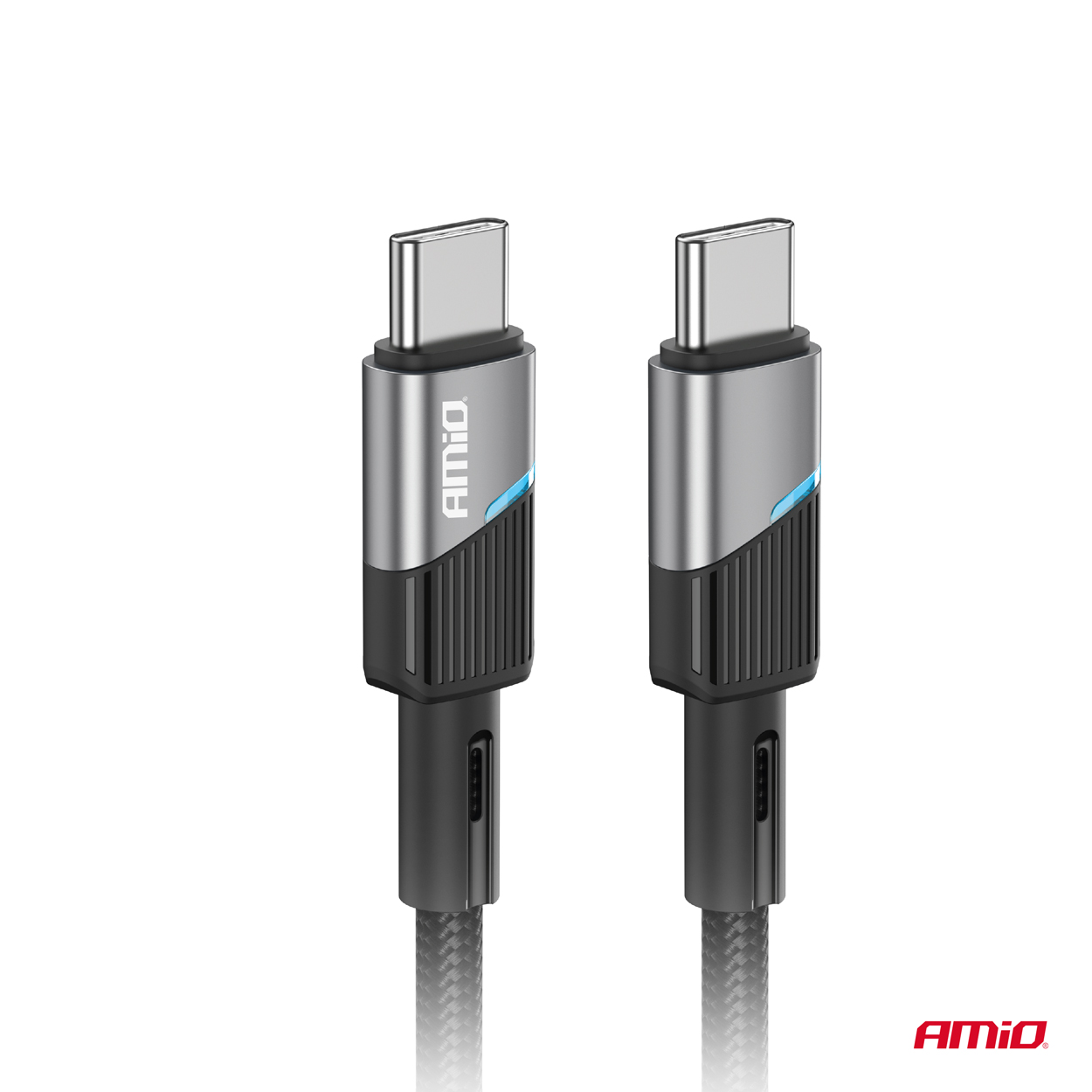 AMiO - Kábel 'USB-C na USB-C 60W 100cm FullLINK